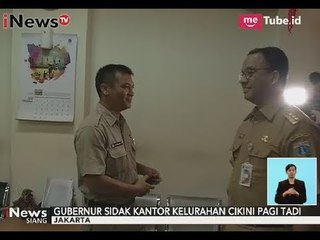 Anies Baswedan Gelar Sidak Kantor Kelurahan & Kagetkan Para Pegawai - iNews Siang 24/10