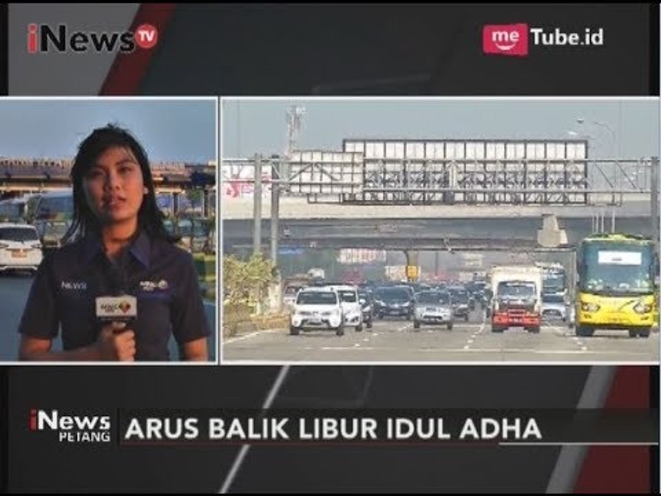 Gerbang Tol Cikarang Utama Terpantau Lancar Namum Volume Kendaraan Meningkat - iNews Petang 03/09