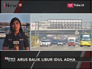 Gerbang Tol Cikarang Utama Terpantau Lancar Namum Volume Kendaraan Meningkat - iNews Petang 03/09