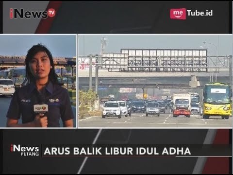 Gerbang Tol Cikarang Utama Terpantau Lancar Namum Volume Kendaraan Meningkat - iNews Petang 03/09