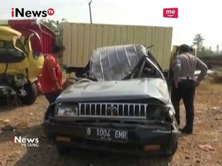 Kecelakaan Maut Cipali, Ban Belakang Pecah & Tewaskan 5 Orang - iNews Petang 02/09