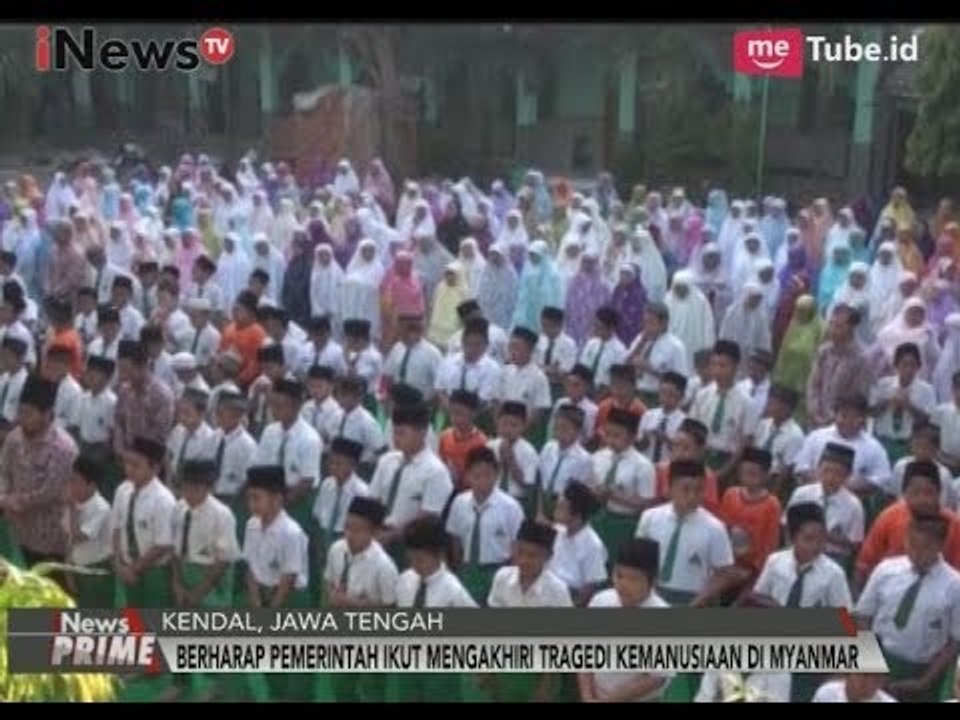 Simpati Dengan Penderitaan Etnis Rohingya, Ratusan Siswa Gelar Doa Bersama - iNews Prime 05/09