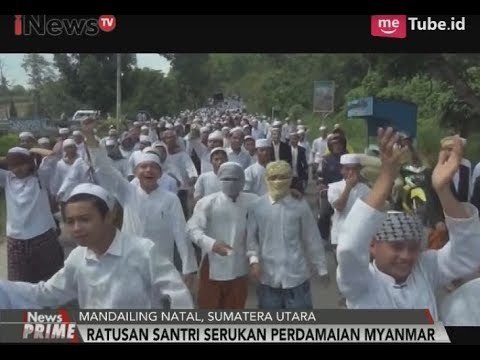 Prihatin Dengan Etnis Rohingya, Ratusan Santri di Sumut, Turun ke Jalan - iNews Prime 05/09
