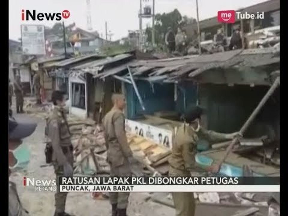 Ratusan Lapak PKL di Jalur Wisata Puncak Dibongkar Petugas - iNews Petang 06/09