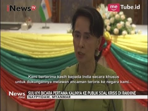 Inilah Pernyataan Pertama Suu Kyi ke Publik Terkait Krisis Etnis Rohingya - iNews Pagi 07/09