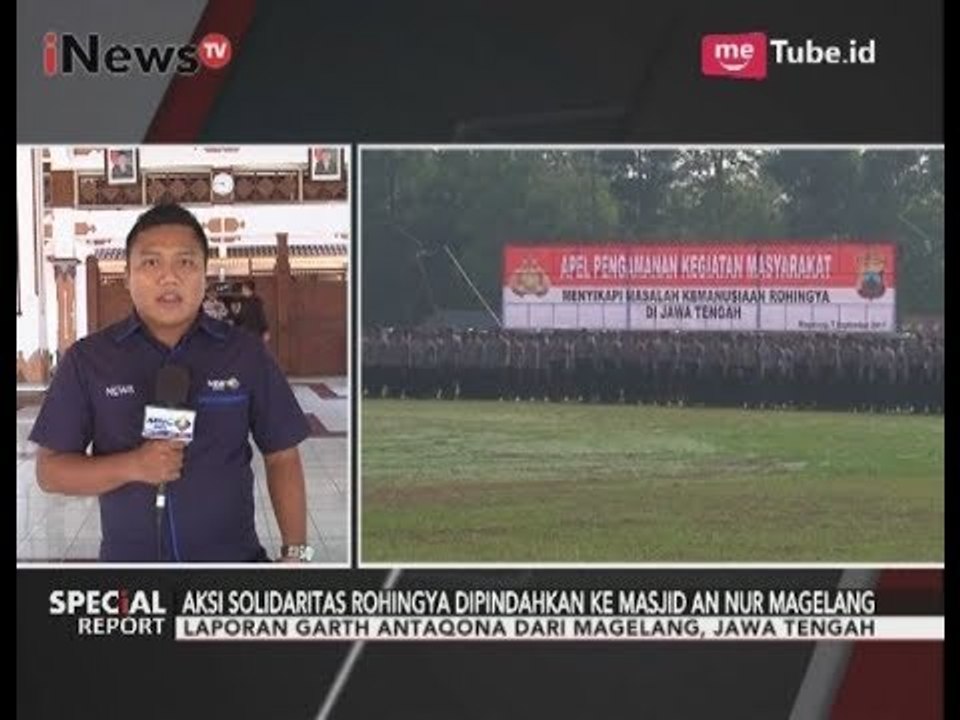 Mengantisipasi Aksi Solidaritas Rohingya di Borobudur, Aparat Gelar Apel - Special Report 07/09
