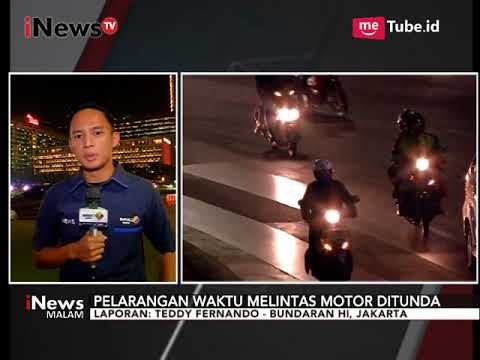 Laporan Terkini Terkait Pembatasan Waktu Motor Melintas di Jalan Protokol - iNews Malam 07/09