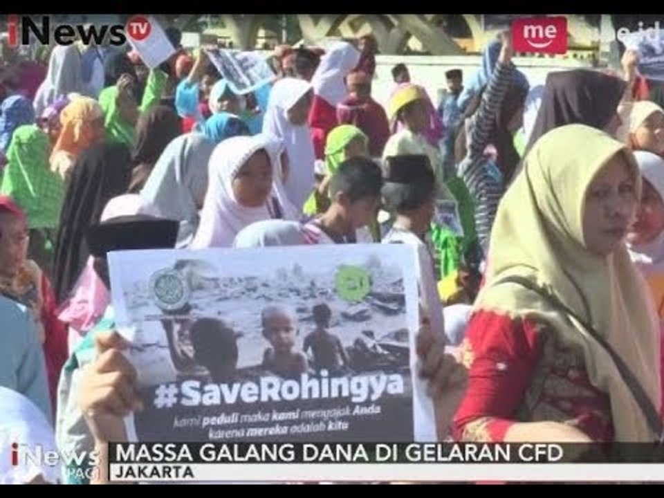 Aksi Solidaritas Etnis Rohingya, Massa Gelar Penggalangan Dana di CFD - iNews Pagi 11/09