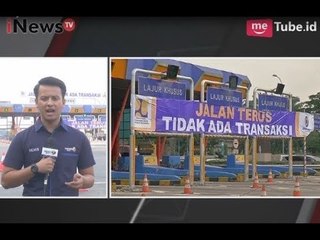 Petugas Jasamarga Mulai Melakukan Pembongkaran Gerbang Tol Cibubur - iNews Pagi 11/09