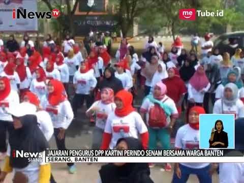 Ratusan Warga Antusias Ikuti Senam Sehat Bersama Kartini Perindo di Banten - iNews Siang 12/09