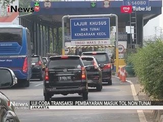 Download Video: Sejumlah Gerbang Tol di Jakarta Mulai Menerapkan Sistem Transaksi Non Tunai - iNews Petang 12/09