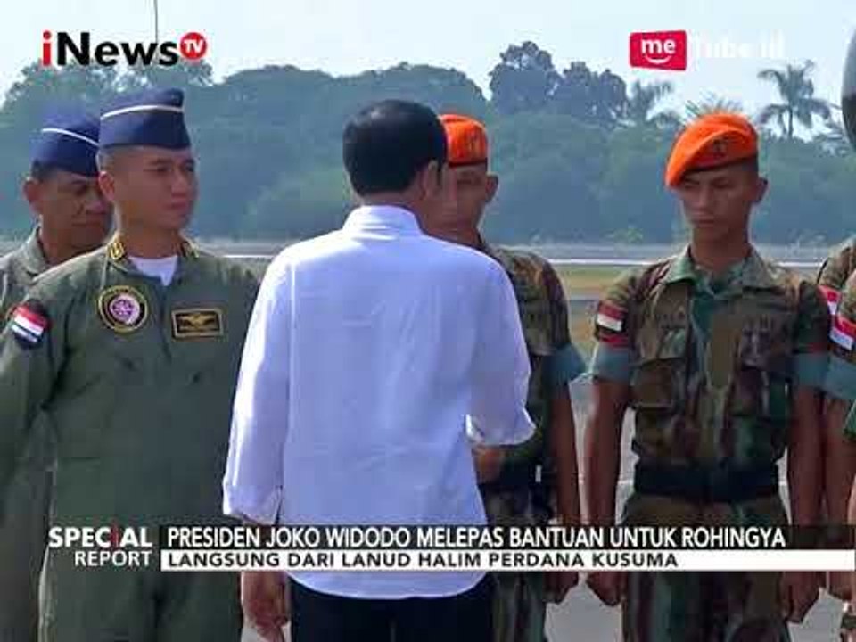 Jokowi Lepas Pasukan Indonesia Untuk Kirim Bantuan Kemanusiaan Rohingya - Special Report 13/09