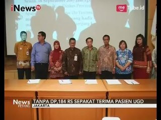 Mencegah Terulang Kasus Debora, Dinkes DKI & RS se-Jakarta Melakukan Perjanjian - iNews Petang 15/09