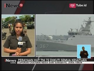 Rayakan HUT TNI ke-72, TNI Gelar Pameran Alat Utama Sistem Senjata - iNews Siang 16/09