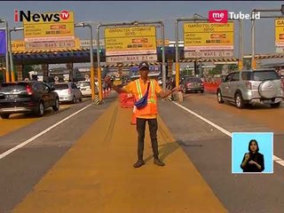 Kondisi GT Halim Utama Berlangsung Lancar pada Uji Coba Bayar Tol Non Tunai - iNews Siang 16/09