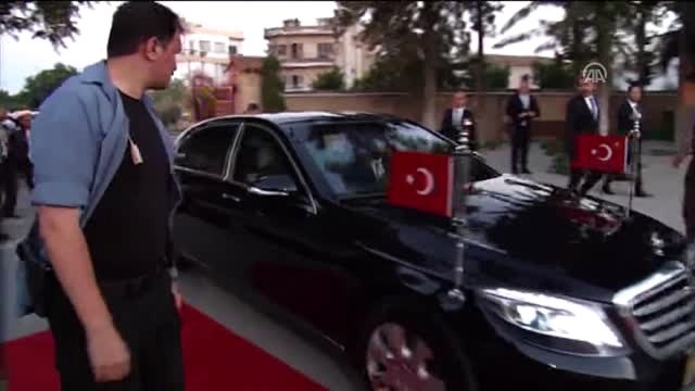 Türkiye Cumhurbaşkanı Erdoğan KKTC'de - Karşılama Töreni