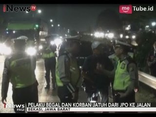 Seorang Begal Tewas Terjatuh Dari Atas JPO Pasca Berkelahi Dengan Korbannya - iNews Pagi 20/09