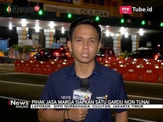 Jasa Marga Sudah Menerapkan Transaksi Non Tunai di GT Cililitan - iNews Malam 19/09