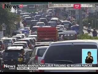 Download Video: Libur Panjang Satu Muharram, Jalur Menuju Puncak Bogor Alami Kepadatan - iNews Siang 21/09