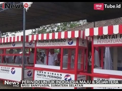 Membantu Meningkatkan Perekonomian, Perindo Banyuasin Berikan Gerobak Gratis - iNews Pagi 22/09