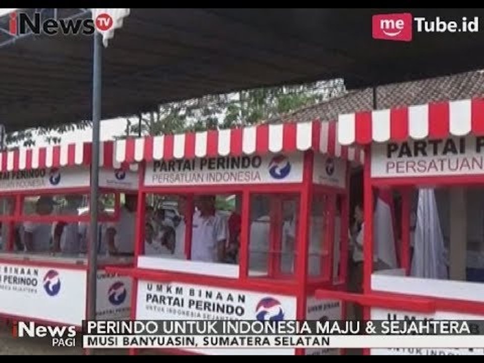 Membantu Meningkatkan Perekonomian, Perindo Banyuasin Berikan Gerobak Gratis - iNews Pagi 22/09