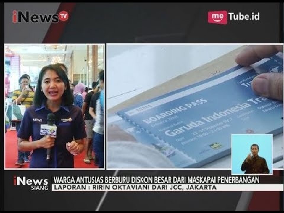 Pameran Garuda Travel Fair Hari Ke-2 Diserbu Antusias Masyarakat - iNews Siang 23/09