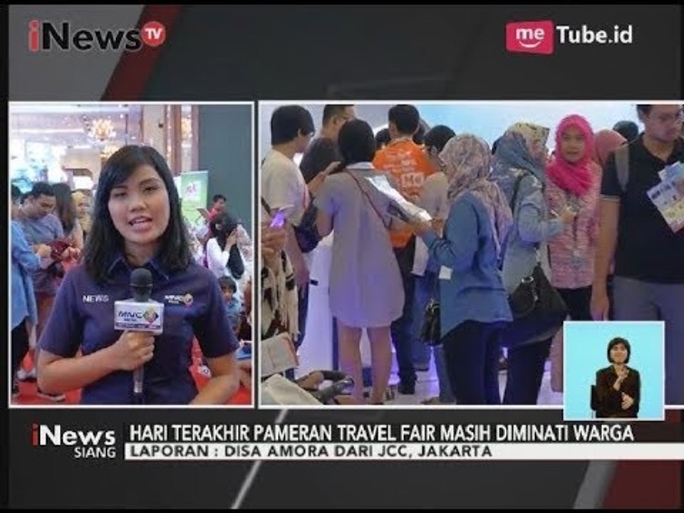 Hari Terakhir Pameran Travel Fair 2017, Masyarakat Makin Antusias Berkunjung - iNews Siang 24/09