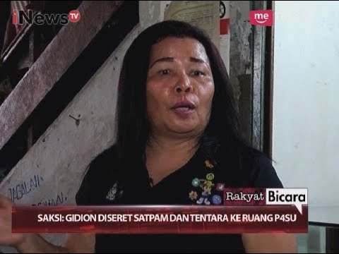 Keterangan Para Saksi Terkait Kasus Pembunuhan Gideon Ginting Part 03 - Rakyat Bicara 23/09