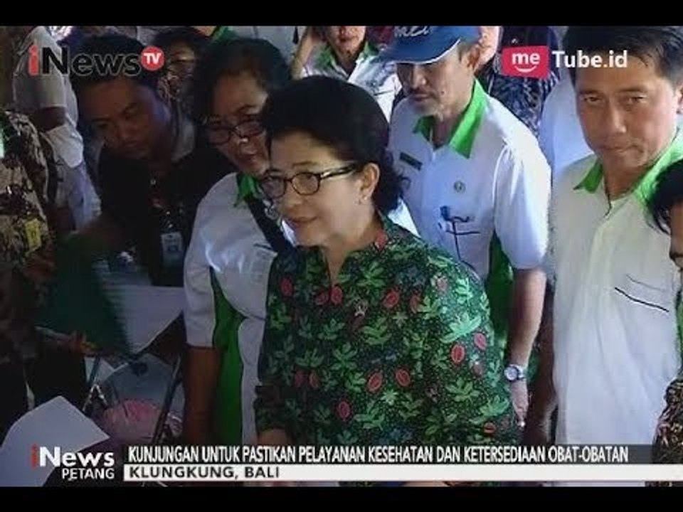 Menkes Kunjungi Pos Pelayanan Kesehatan Pengungsian Gunung Agung - iNews Petang 26/09
