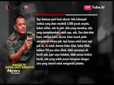 Pernyataan Panglima TNI Soal Pembelian 5 Ribu Senjata Oleh Institusi Sipil - iNews Petang 25/09