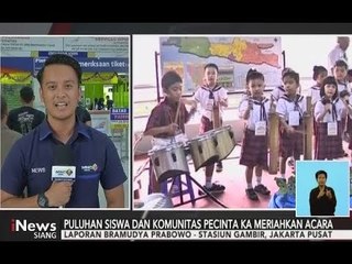 Puluhan Siswa & Para Pecinta Kereta Api, Meriahkan Acara HUT KAI - iNews Siang 28/09