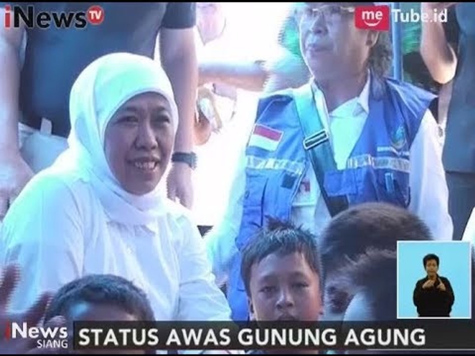 Mensos Terjun Langsung Menghibur Para Anak-anak Pengungsi Gunung Agung - iNews Siang 28/09