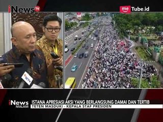 Pihak Istana Mengapresiasi Aksi 299 yang Berjalan Damai & Tertib - iNews Malam 29/09