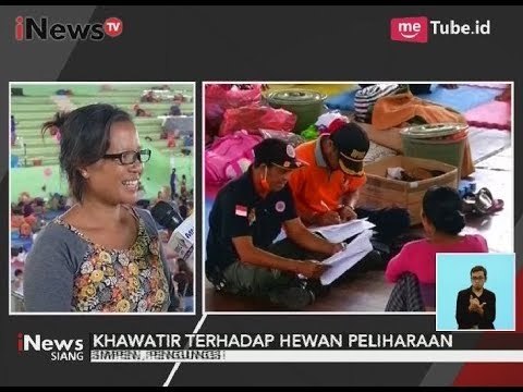 Kondisi Hari Ke-9 Pengungsian Gor Swecapura Klungkung Bali - iNews Siang 30/09