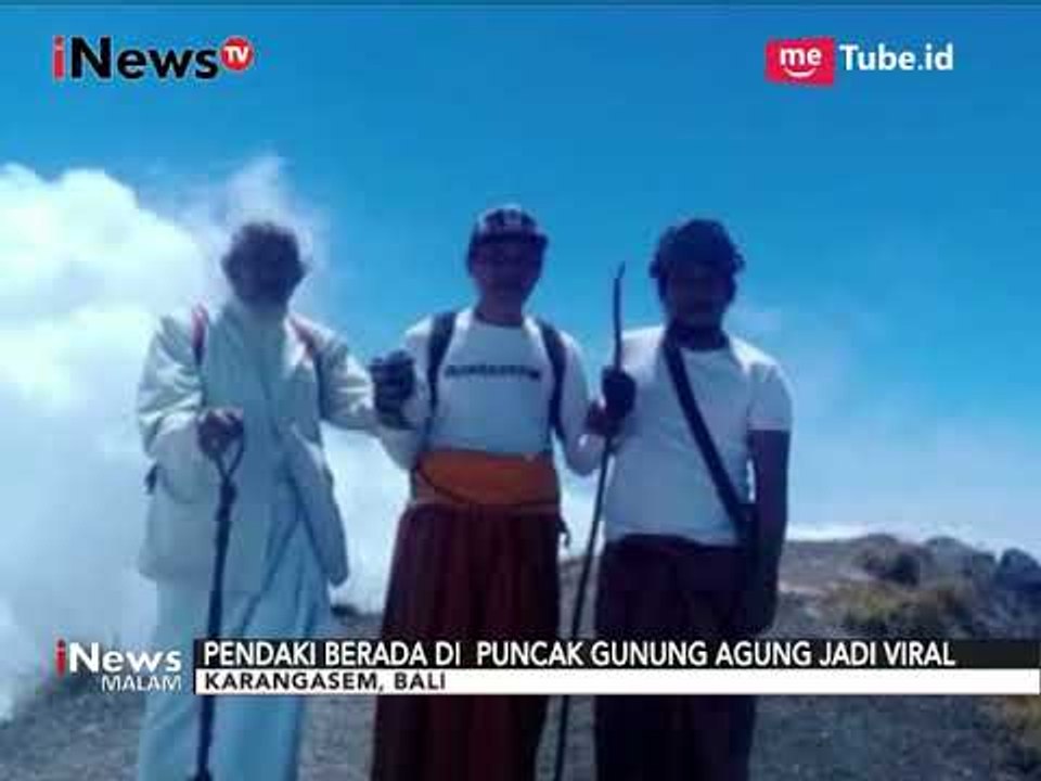 Videonya Viral, 3 Pendaki Hebohkan Netizen Karna Berada di Kawah Gunung Agung - iNews Malam 01/10