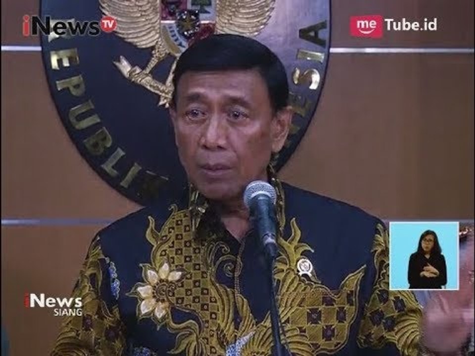 Terkini! Konpers Mekopolhukam Terkait Pengadaan Senjata - iNews Siang 06/10