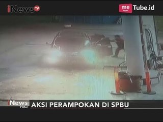 Aksi Perampokan di SPBU Terekam CCTV, Pelaku Berhasil Menggasak Uang Puluhan Juta - iNews Pagi 06/10