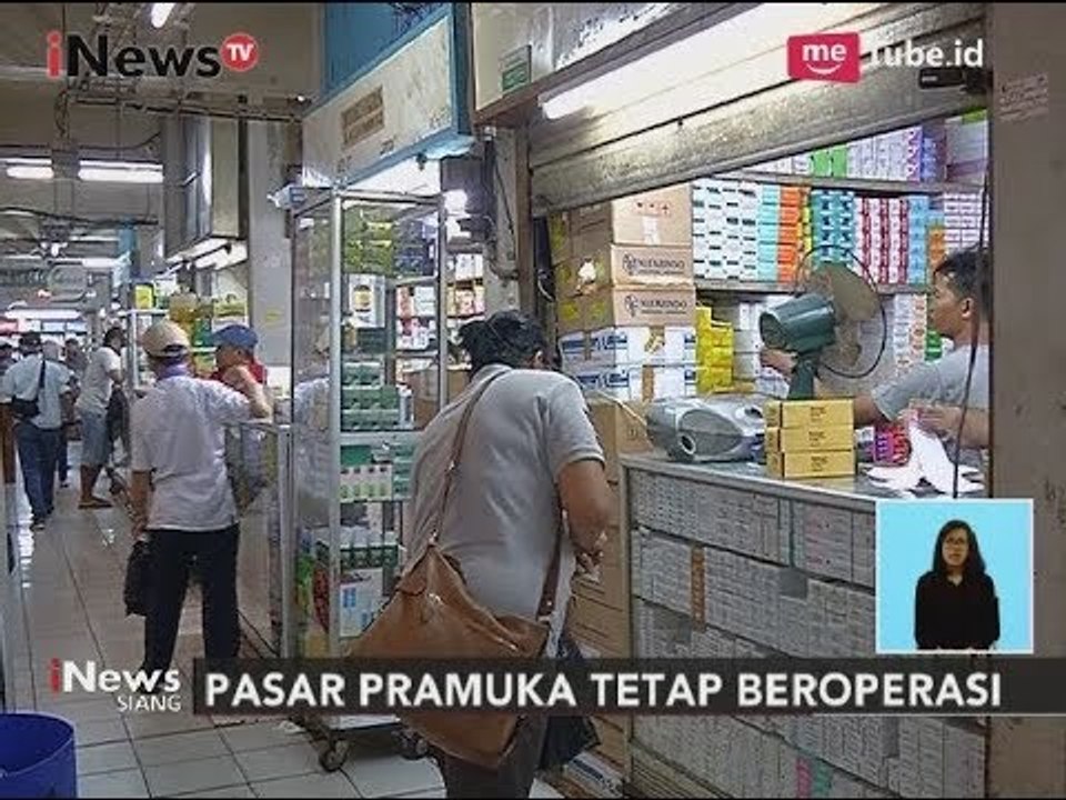 Pasca Melakukan Penutupan, Toko Obat di Pasar Pramuka Sudah Beroperasi Kembali - iNews Siang 06/10