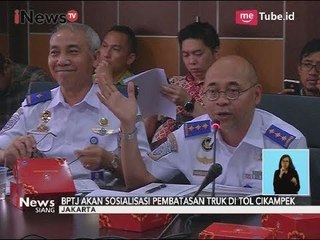 BPTJ Akan Melakukan Uji Coba Pembatasan Operasional Truk di Ruas Tol Cikampek - iNews Siang 06/10