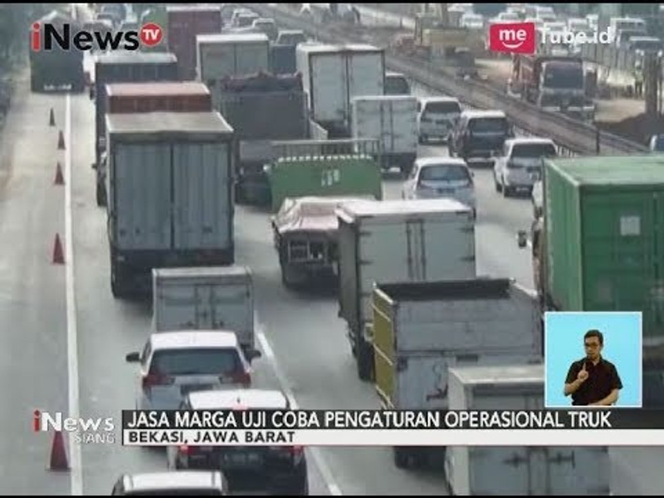 Jasa Marga Akan Lakukan Uji Coba Pengaturan Jam Operasional Truk - iNews Siang 07/10