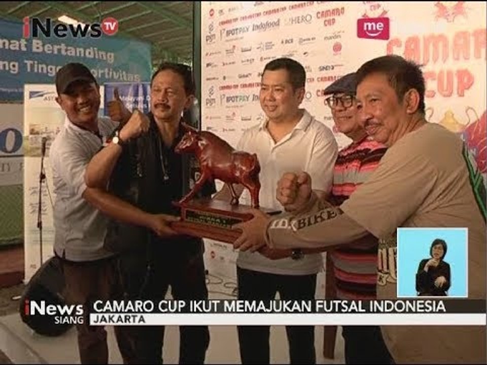 HT Menghadiri & Membuka Camaro Futsal & Badminton Challenge 2017 - iNews Siang 08/10