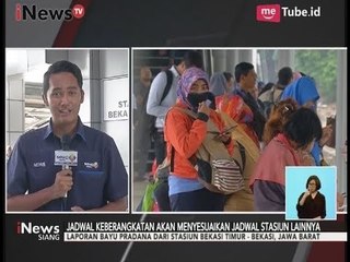Pasca Diresmikan Menhub, Stasiun Bekasi Timur Diramaikan Antusias Warga - iNews Siang 10/10