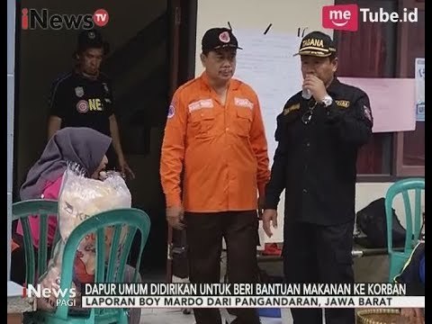 Laporan Kondisi Dapur Umum Bencana banjir & Longsor Pangandaran - iNews Pagi 10/10