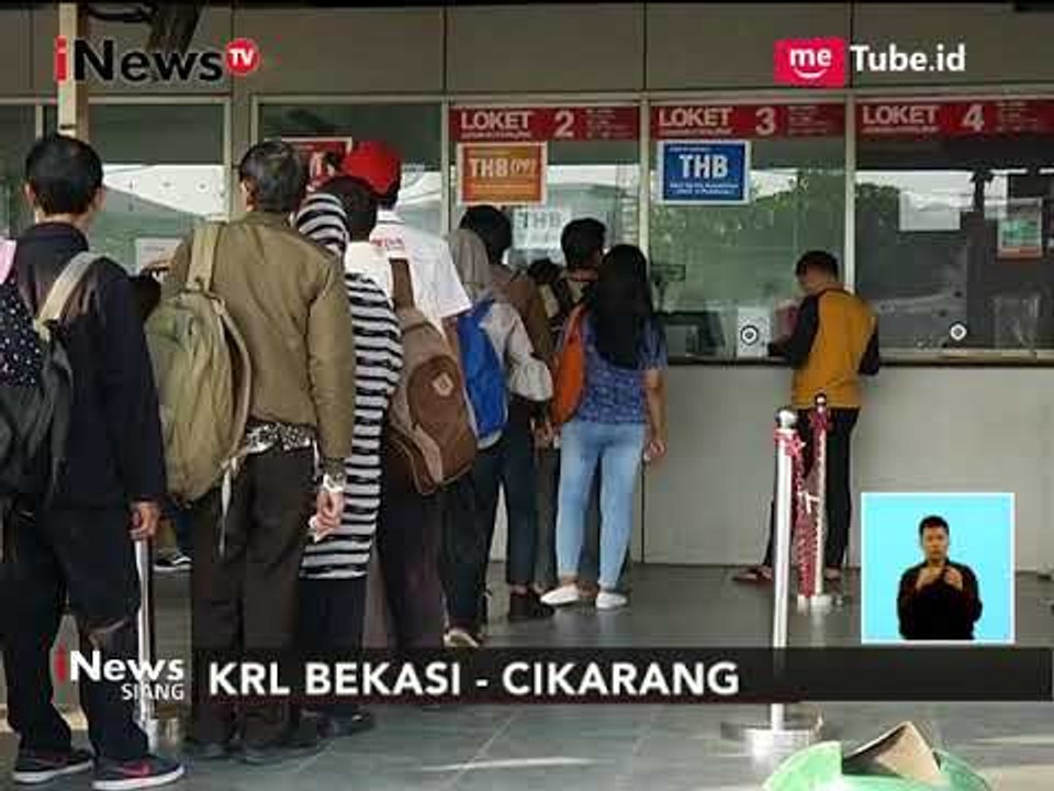 Untuk Rute Kereta Cikarang-Jakarta, Penumpang harus Menyesuaikan Jadwal KRL - iNews Siang 11/10