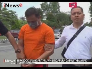 Berkedok Sanggar Tari, Seorang Pria WN Singapura Cabuli 3 Orang Anak - iNews Pagi 13/10
