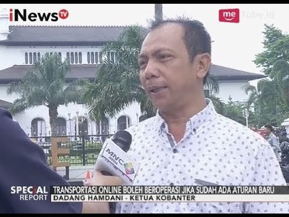 Pemerintah Jabar Melarang Transportasi Online Beroperasi Sementara Waktu - Special Report 12/10