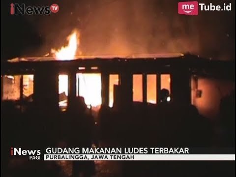 Nyalakan Lilin Saat mati Lampu, Sebuah Gudang Makanan Habis Hangus Terbakar - iNews Pagi 13/10