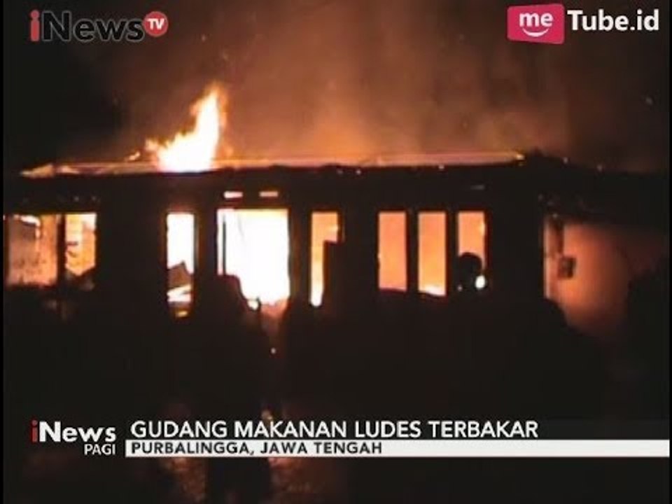 Nyalakan Lilin Saat mati Lampu, Sebuah Gudang Makanan Habis Hangus Terbakar - iNews Pagi 13/10