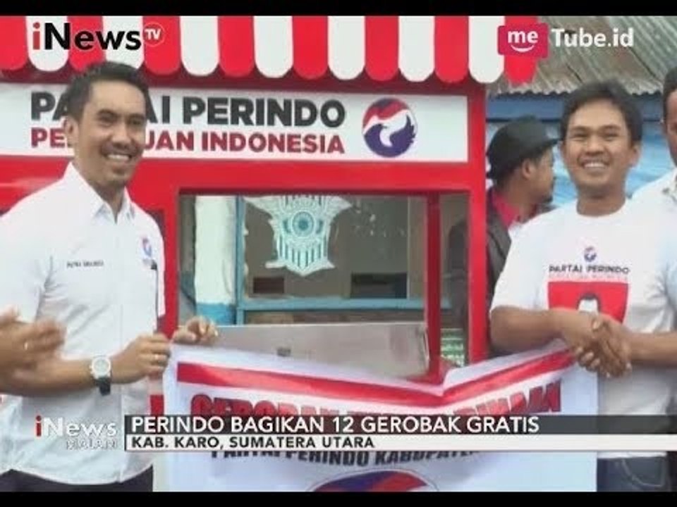 Peduli UMKM, Partai Perindo Bagikan 12 Gerobak Gratis di Kab. Karo - iNews Malam 13/10