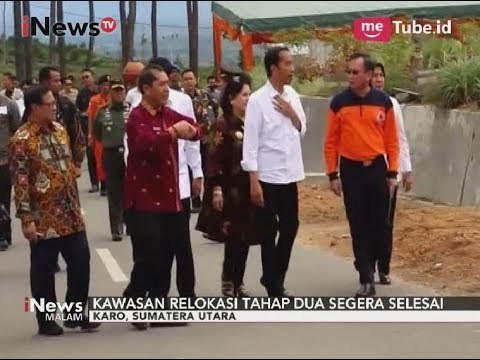 Presiden Jokowi Kunjungi Kawasan Relokasi Pengungsi Gunung Sinabung - iNews Malam 14/10